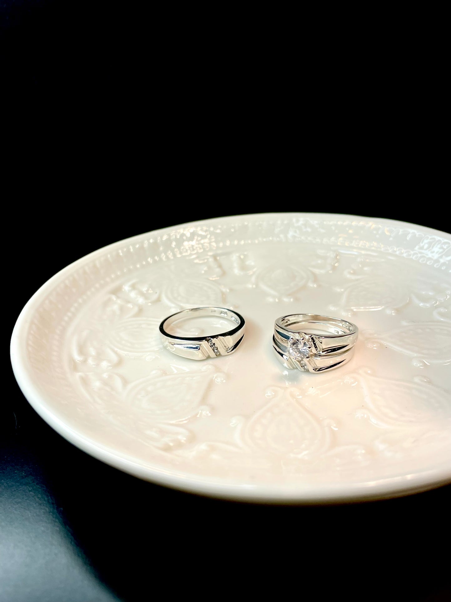 Anillo Compromiso y Boda