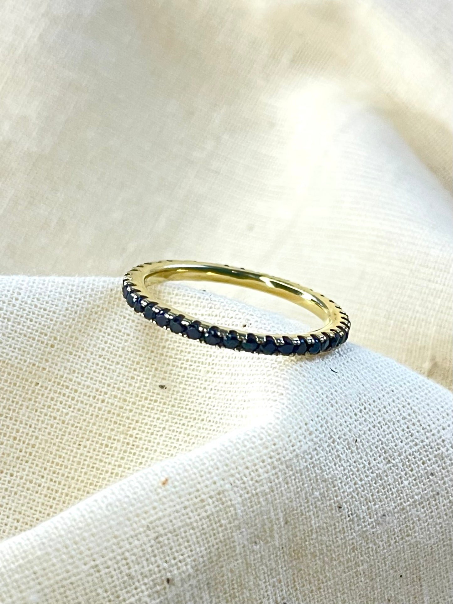 Anillos Zircones Negros