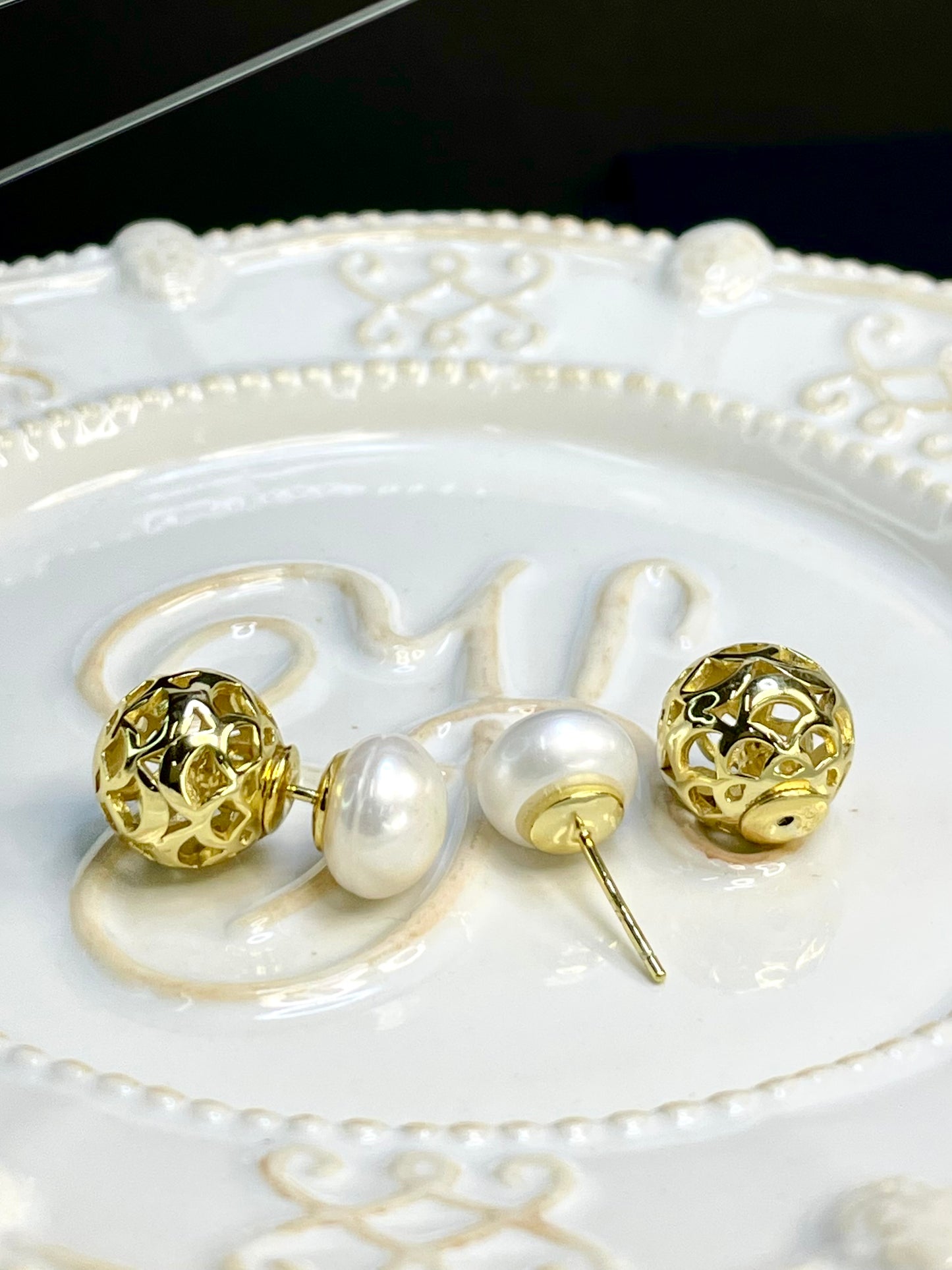 Arete Perla y Bola