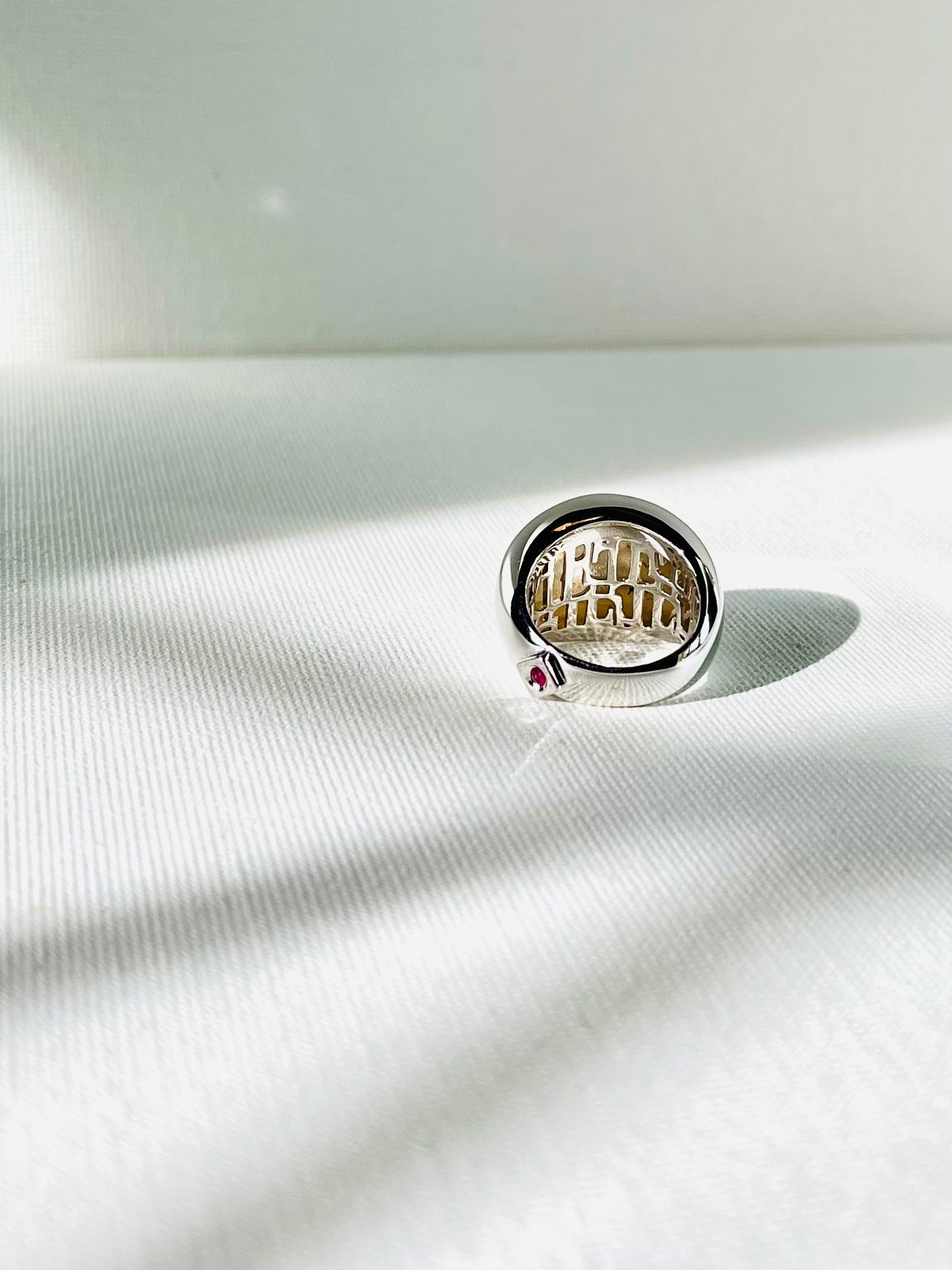 Anillo Plata Bombé
