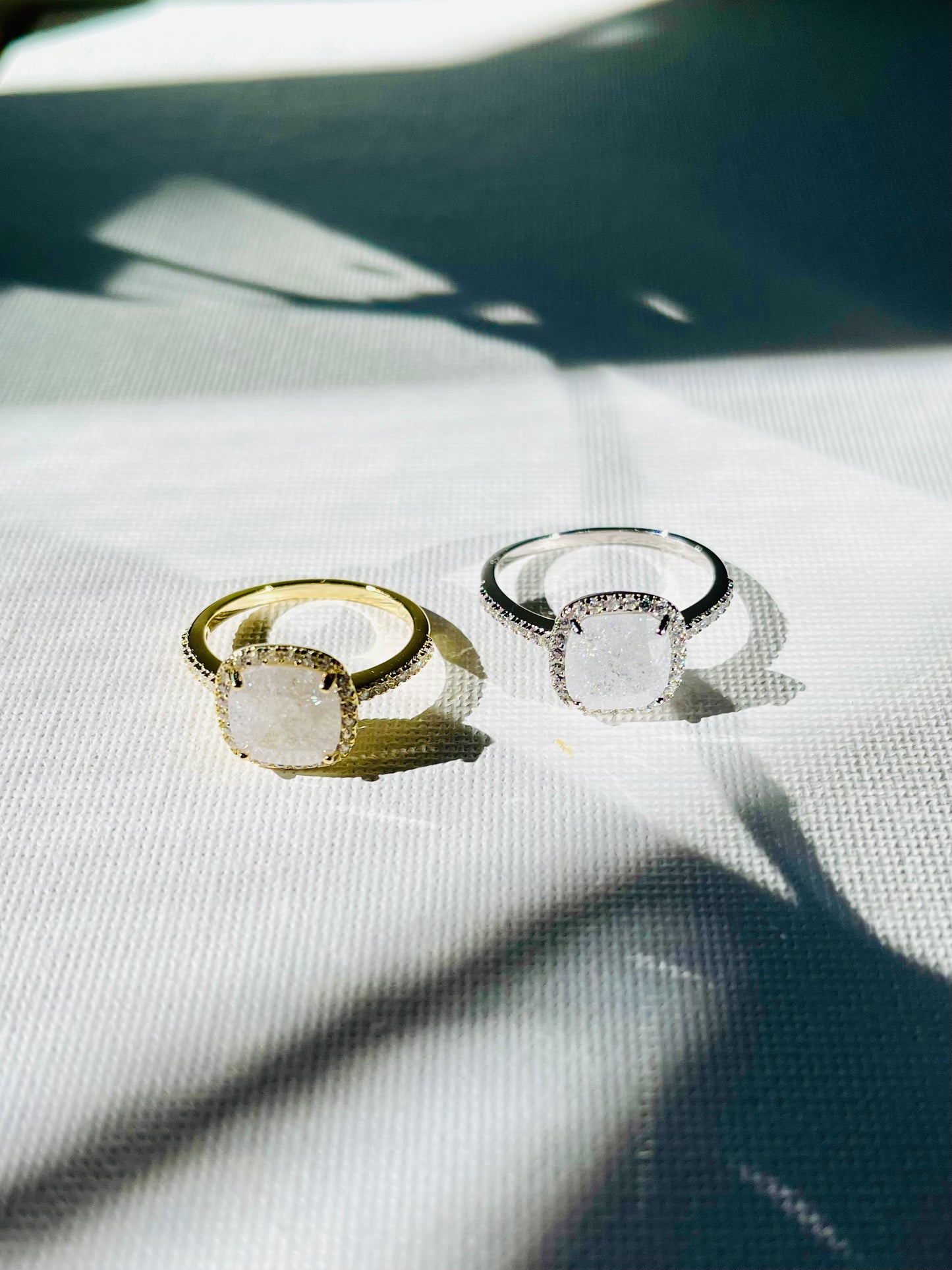 Anillo Zircón Craquelado