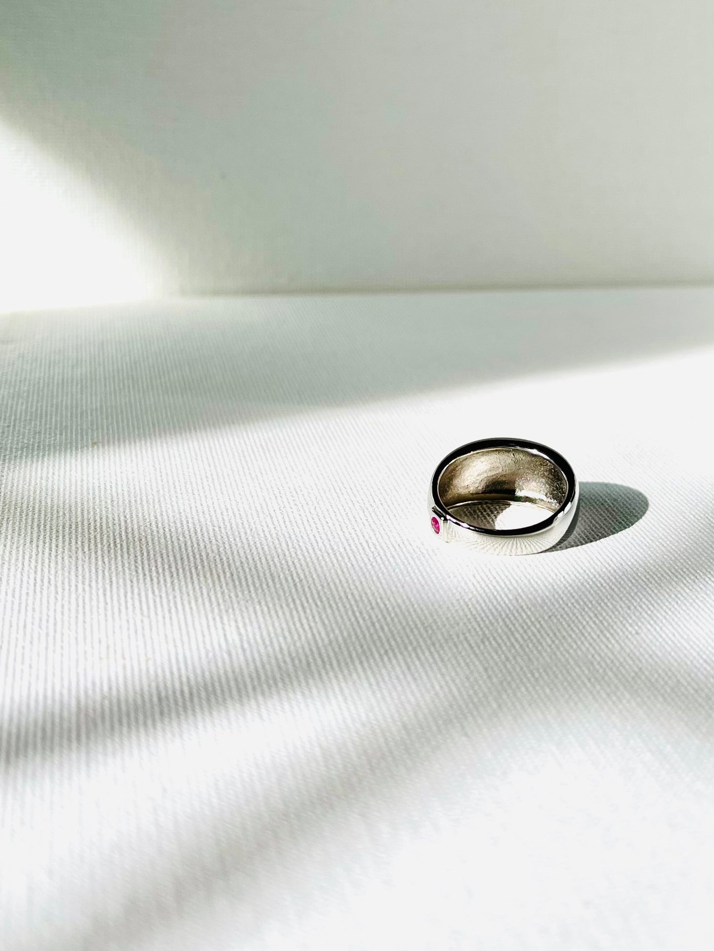 Anillo Plata Bombé
