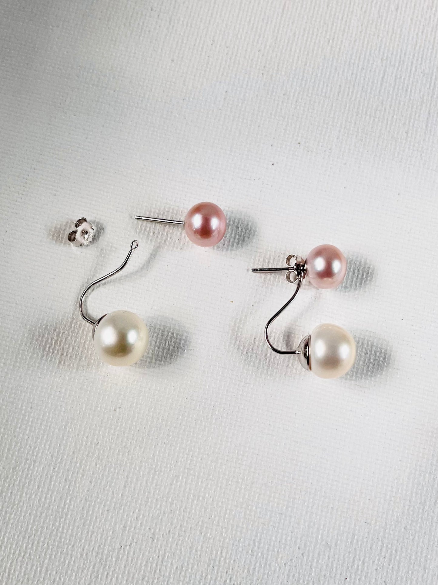 Arete Doble Perla