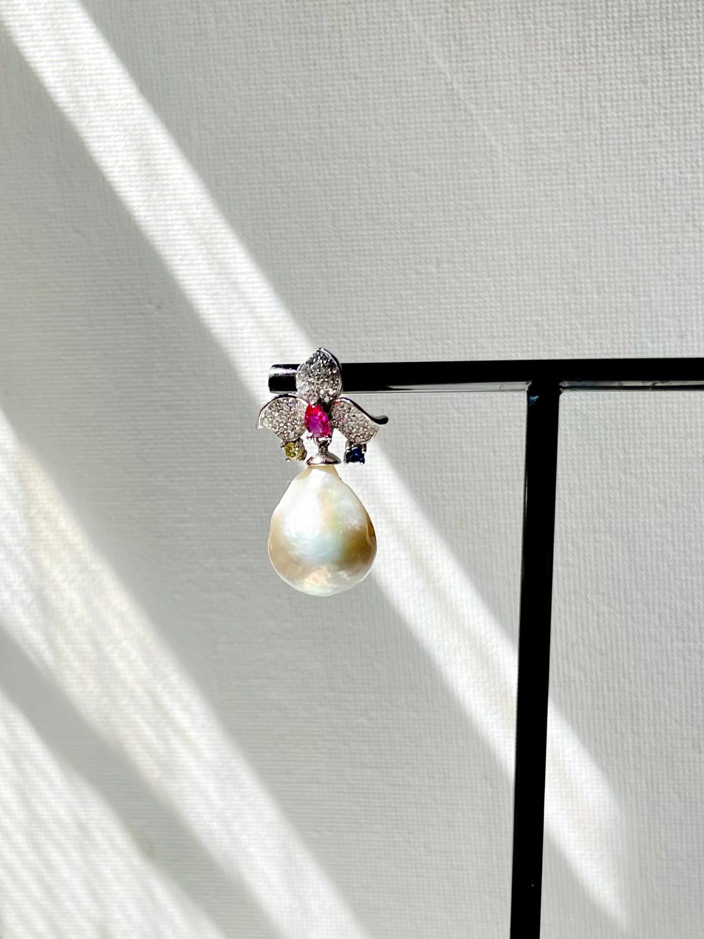 Arete Zirconias Perla Barroca