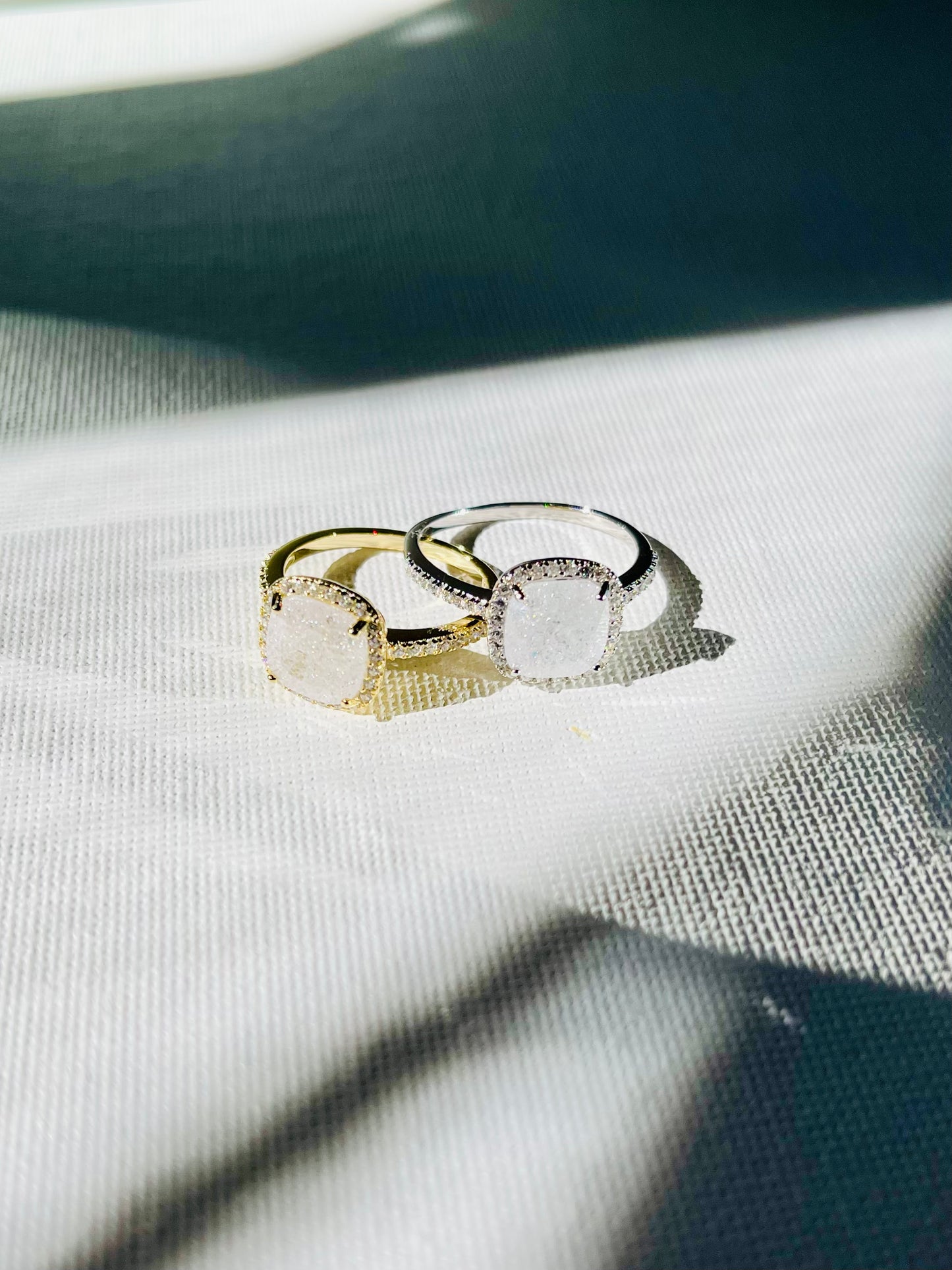 Anillo Zircón Craquelado