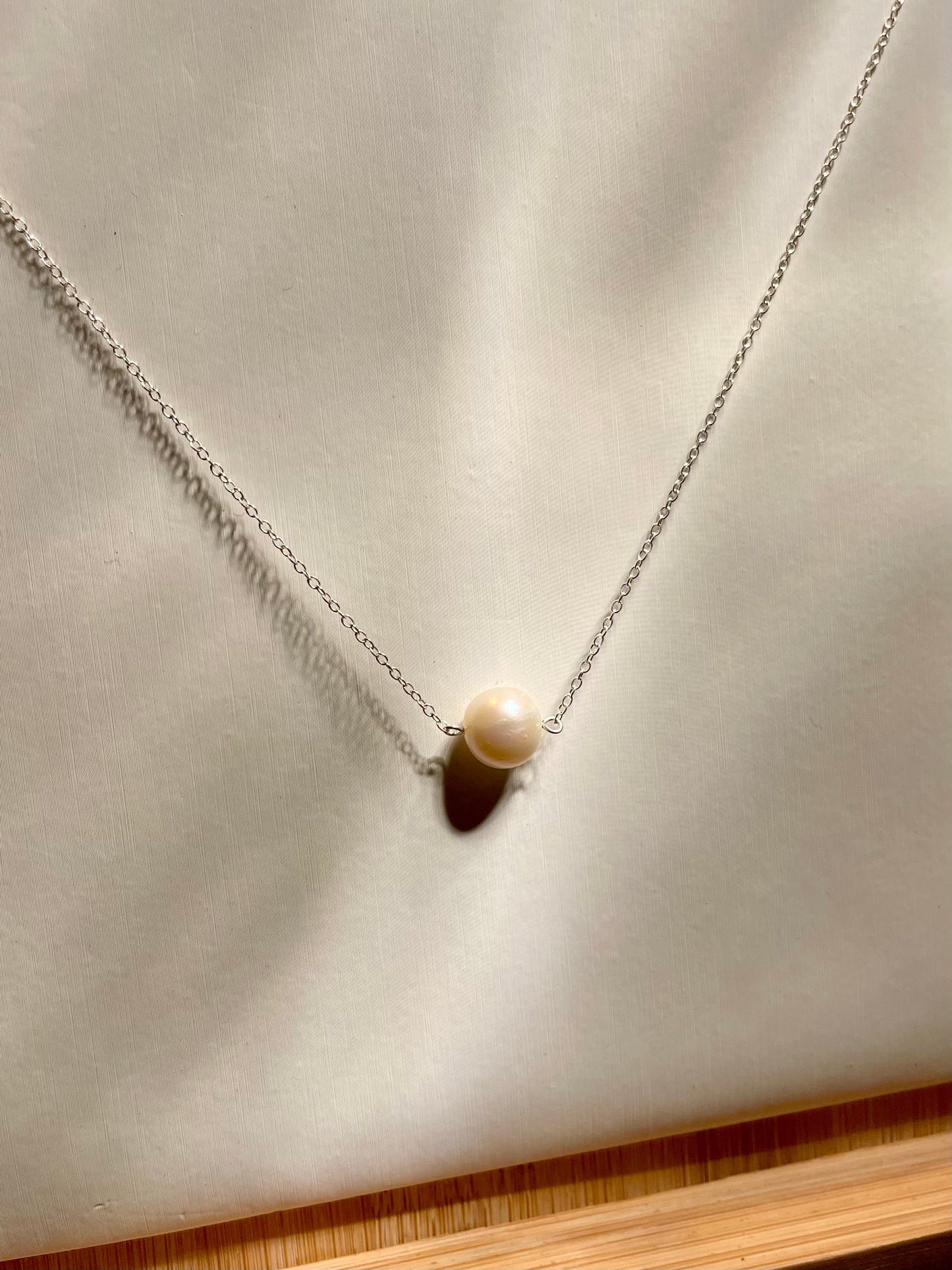 Cadena Perla Bolita