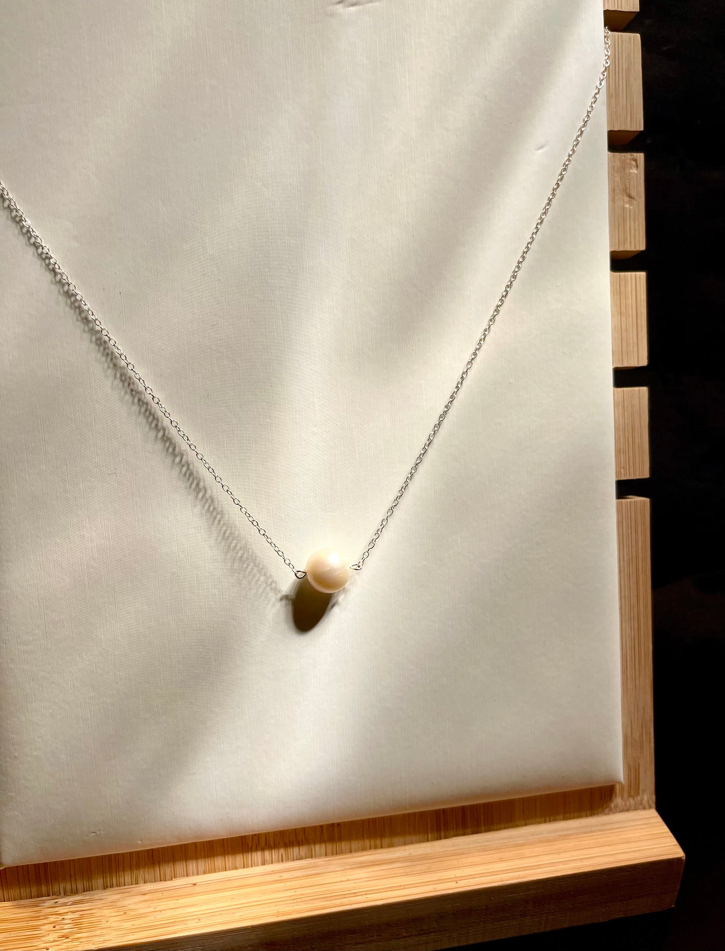 Cadena Perla Bolita