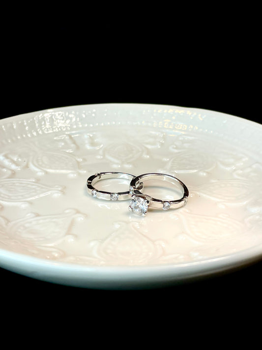 Anillo Compromiso y Boda