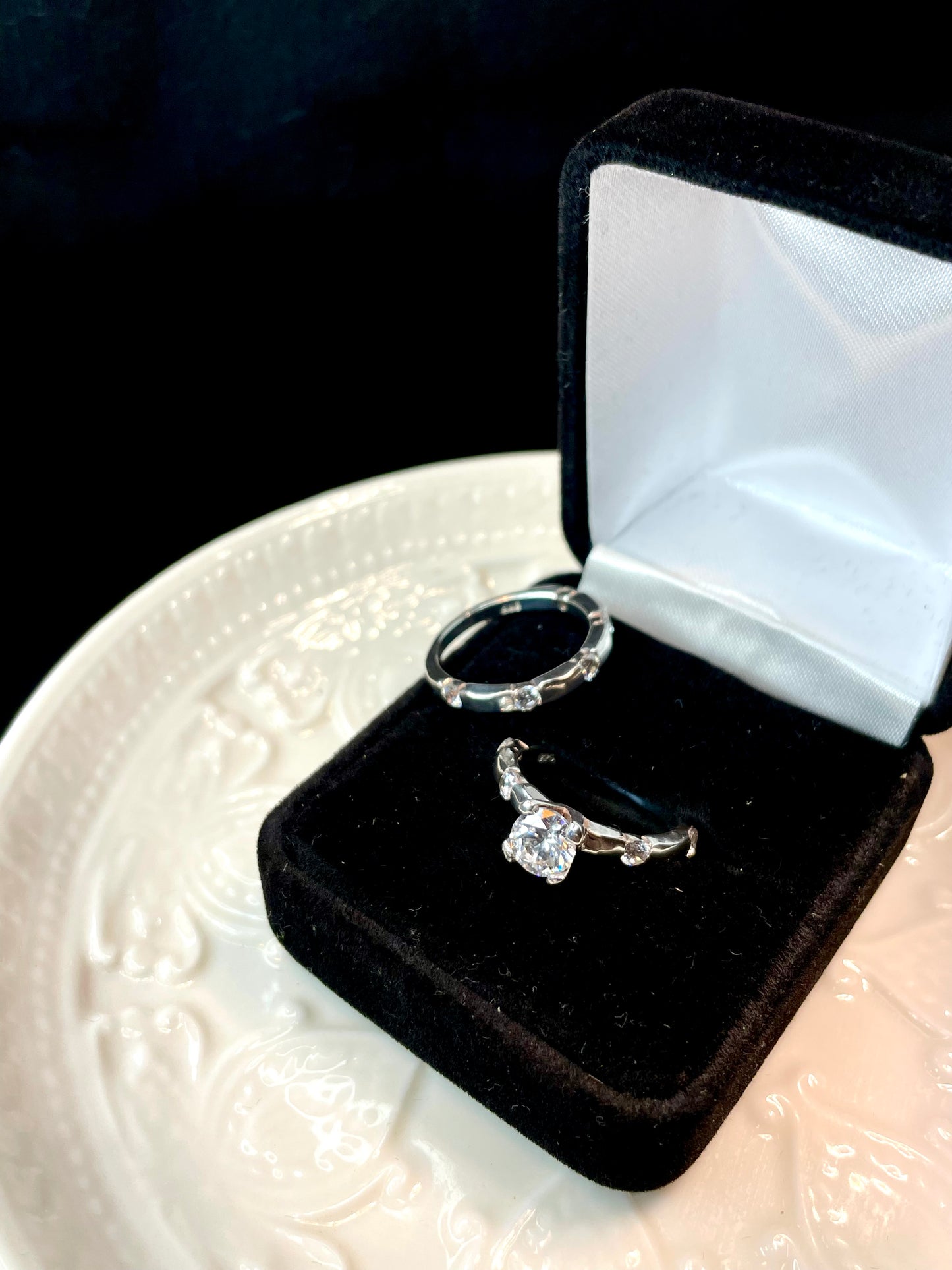 Anillo Compromiso y Boda