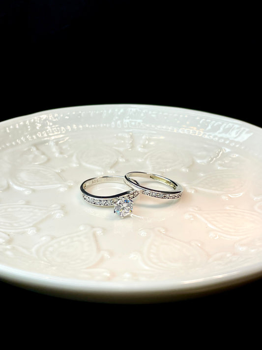 Anillo Compromiso y Boda