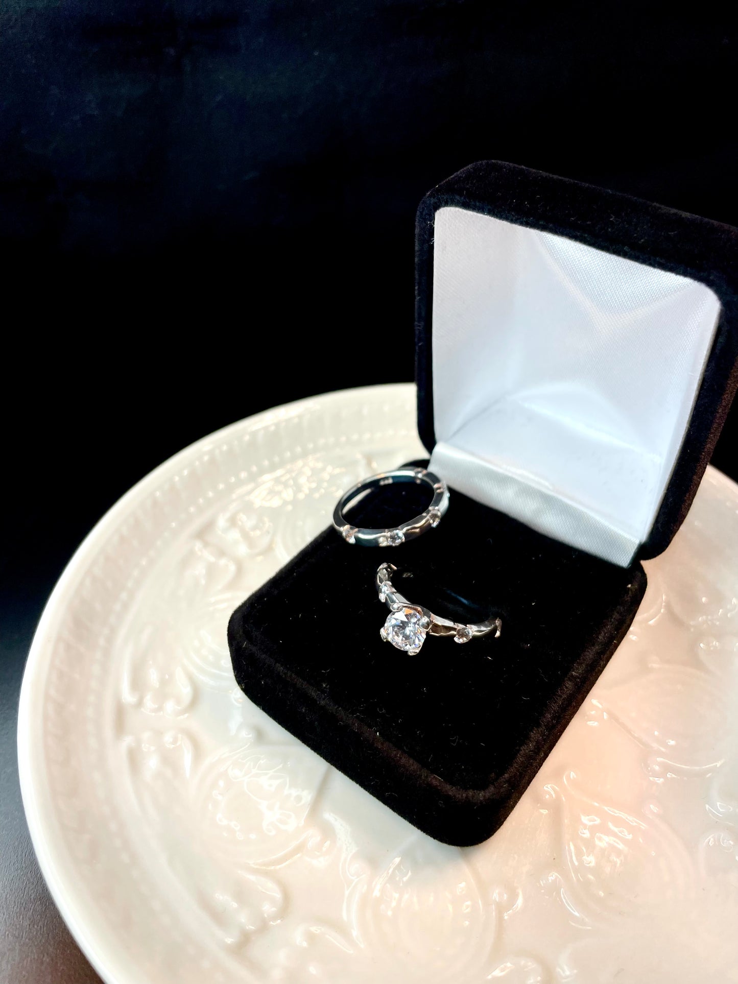 Anillo Compromiso y Boda