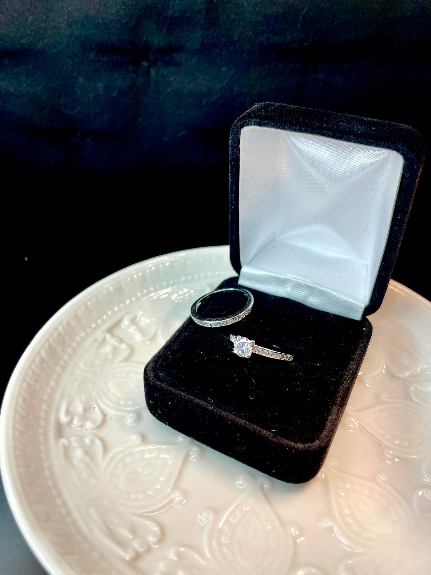 Anillo Compromiso y Boda