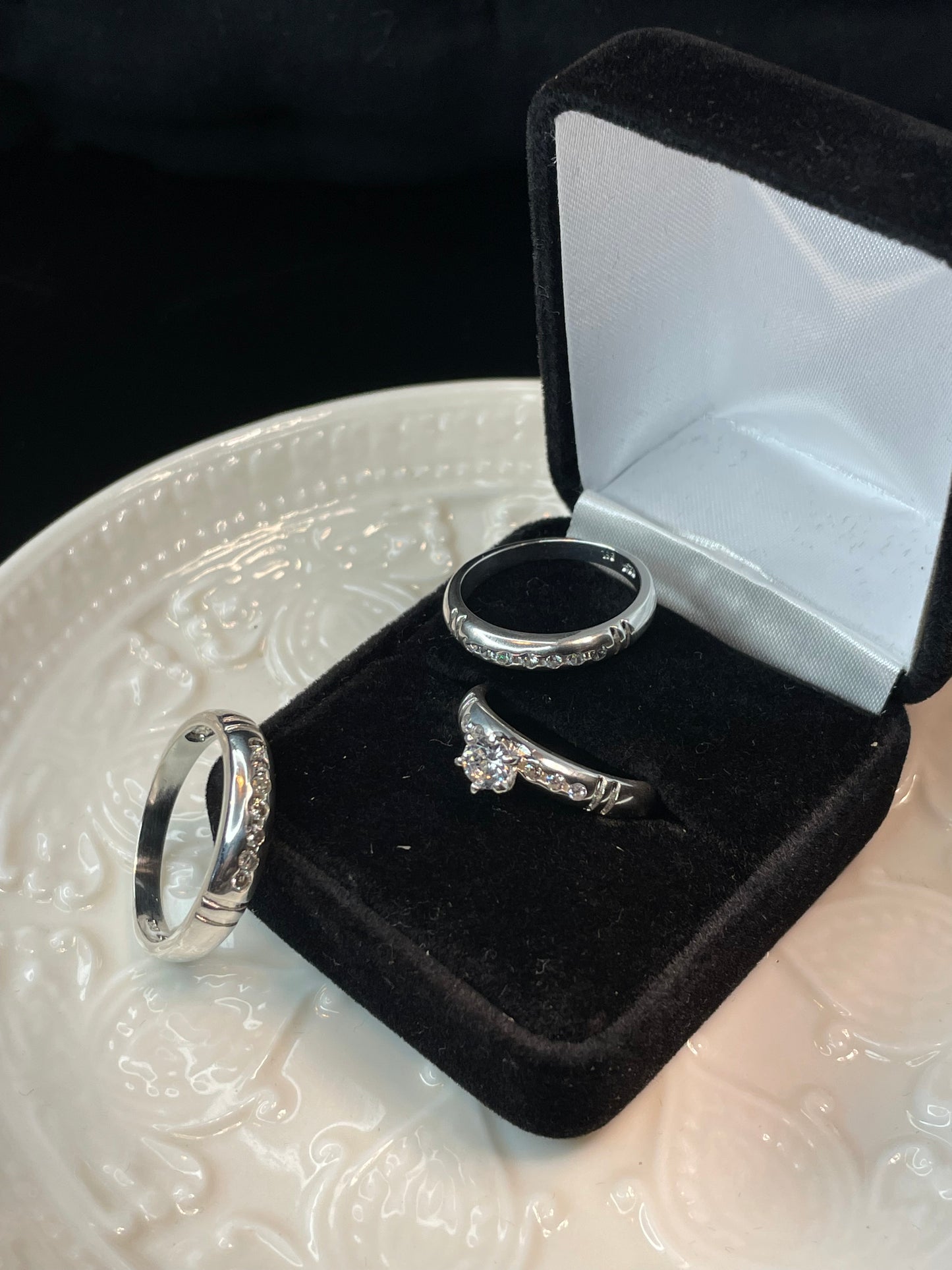 Anillo Compromiso y Boda