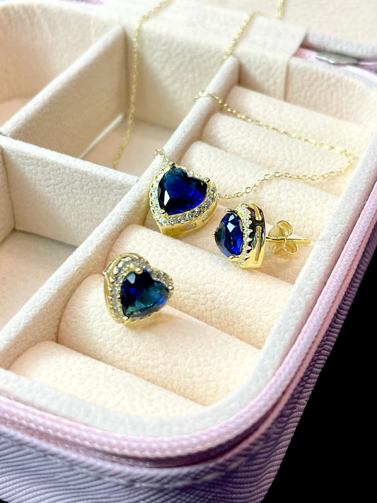 Set Corazon Azul