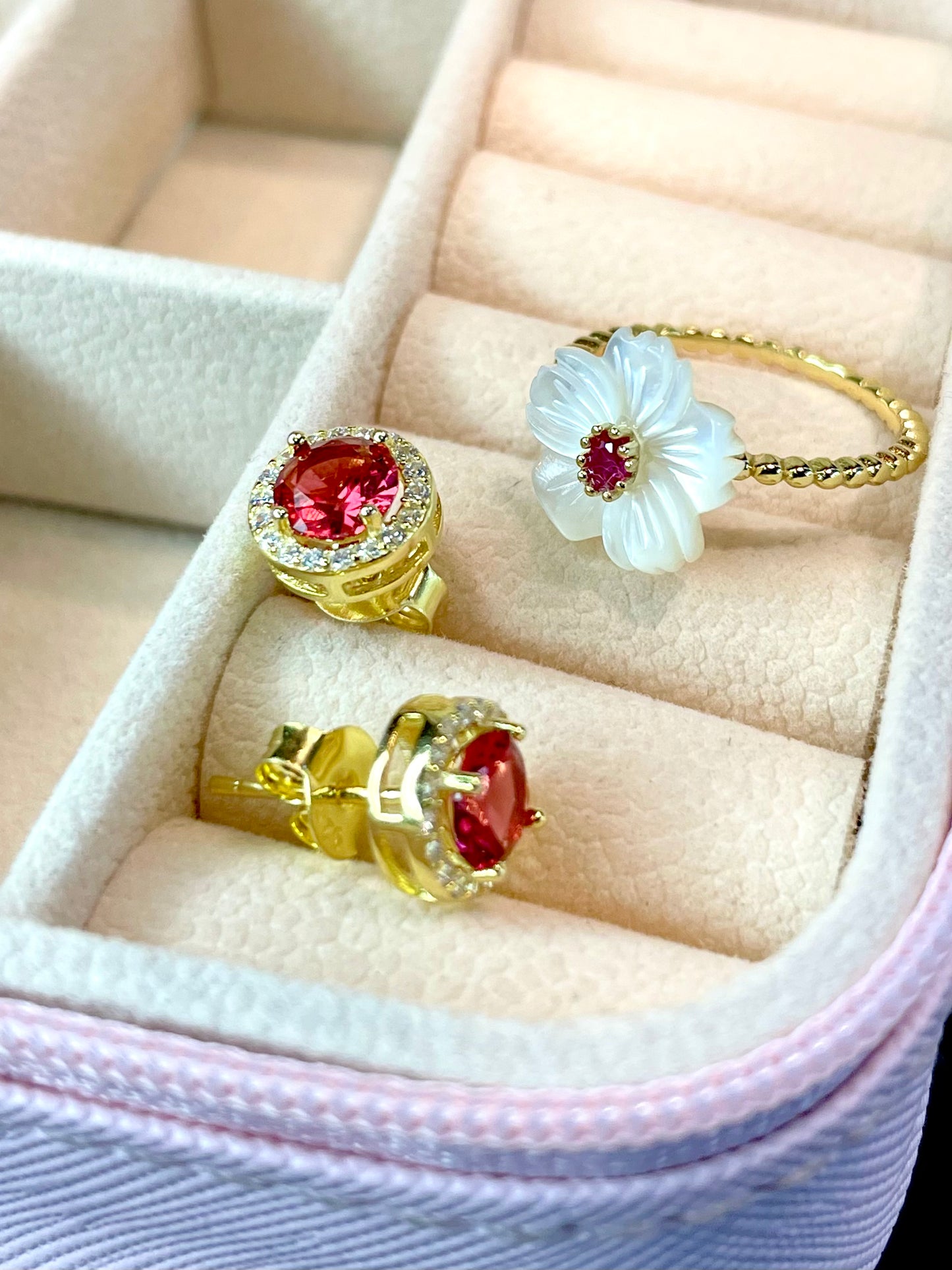 Anillo Flor Nacar