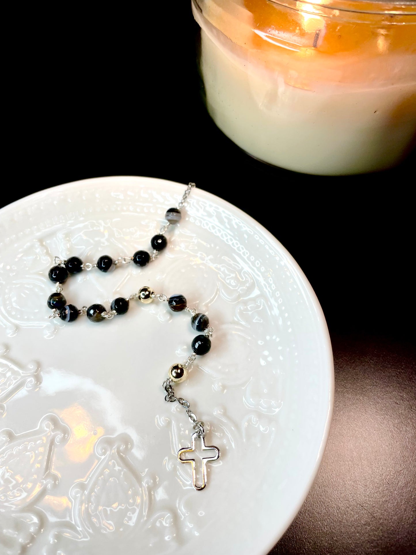Pulso Rosario Agata Negra
