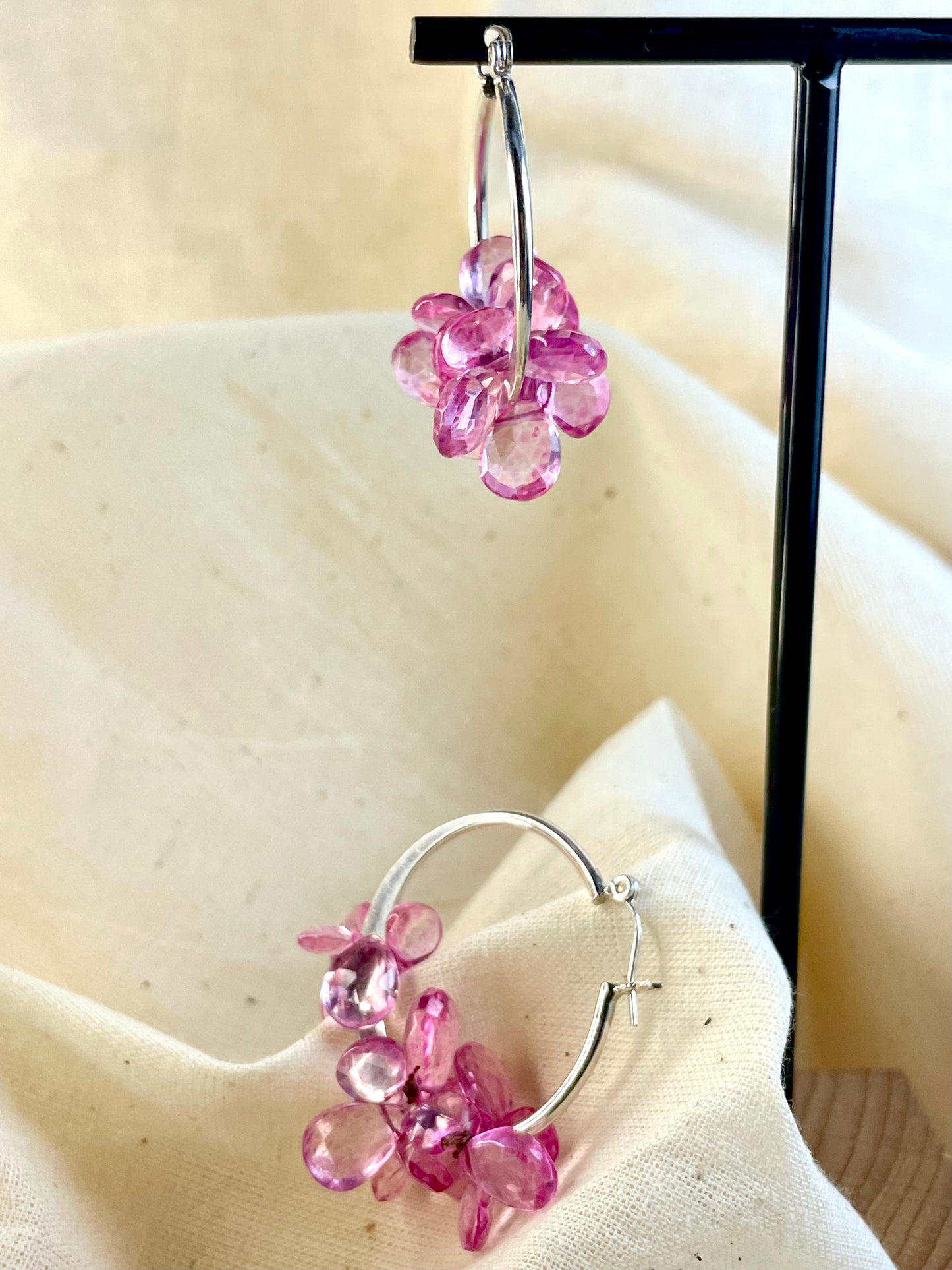 Arete Argolla Cristales Rsoados
