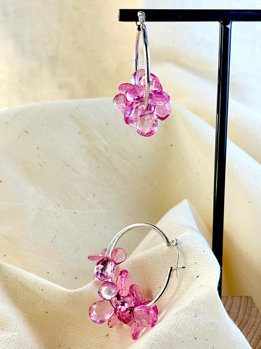Arete Argolla Cristales Rsoados