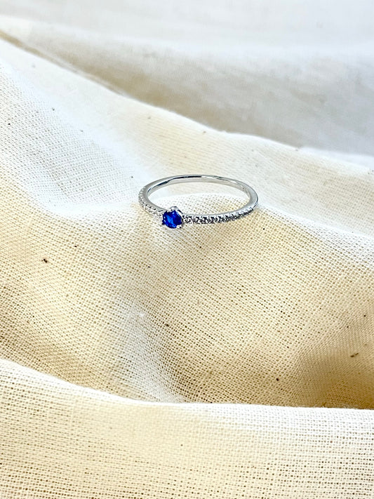 Anillo Plata Zircon