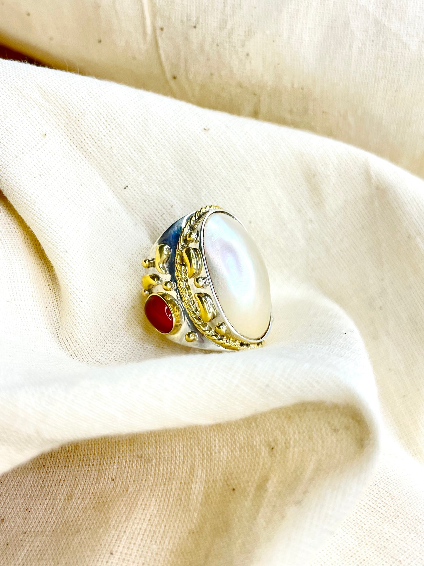 Anillo Madre Perla