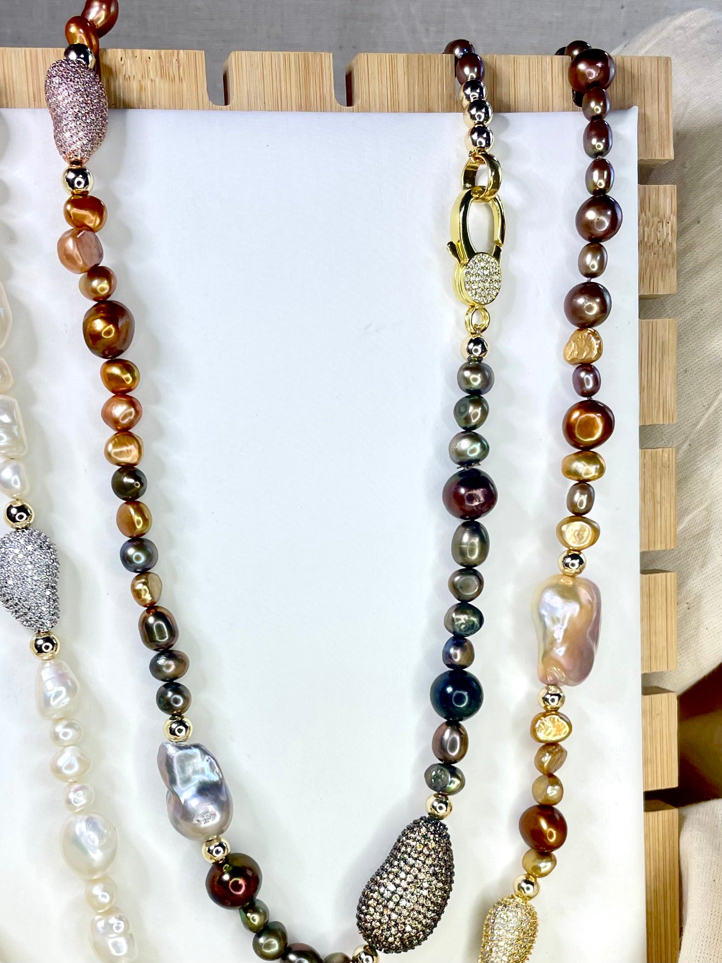 Cadena Perlas Barrocas