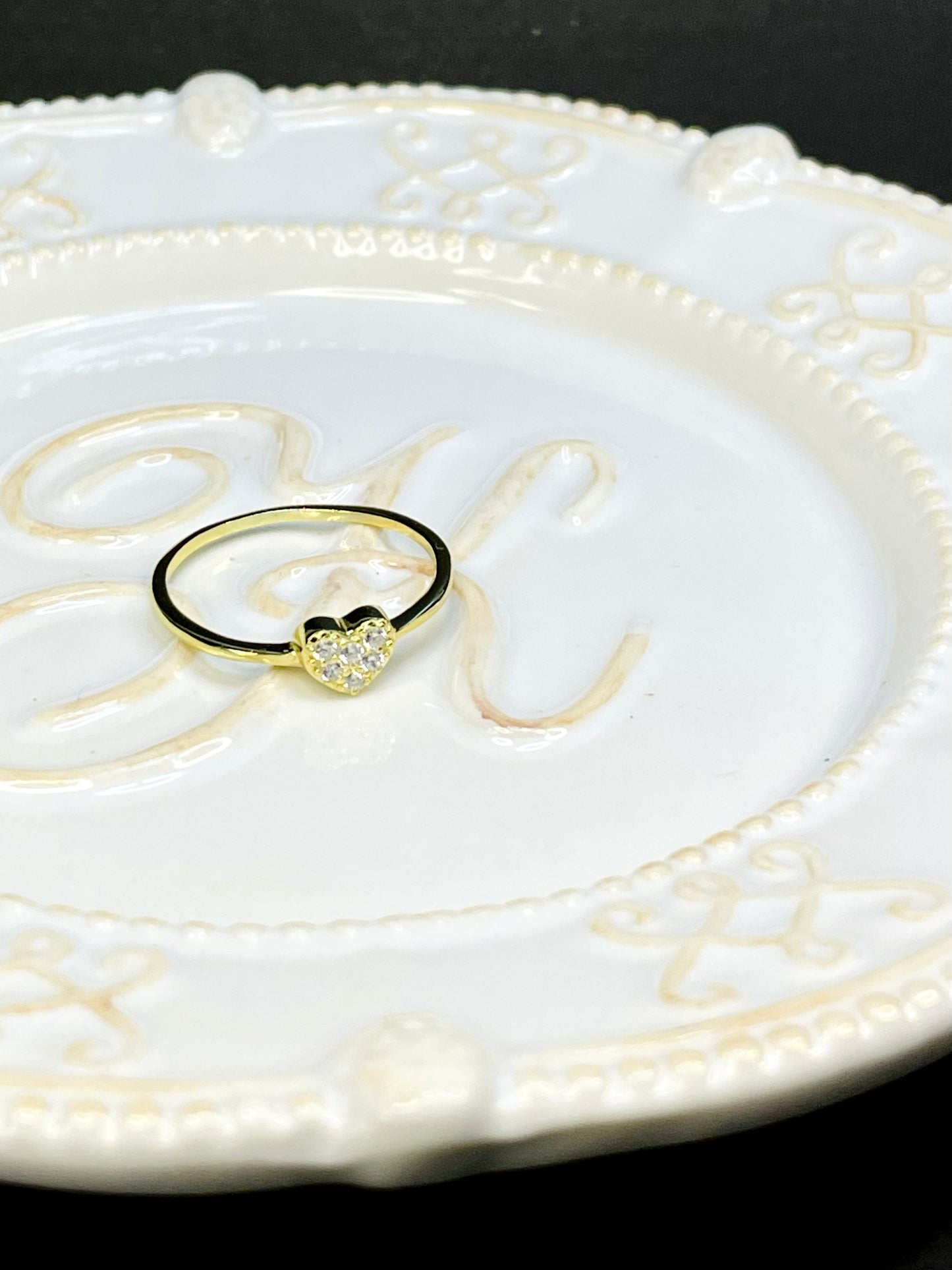 Anillo Corazon Zircones