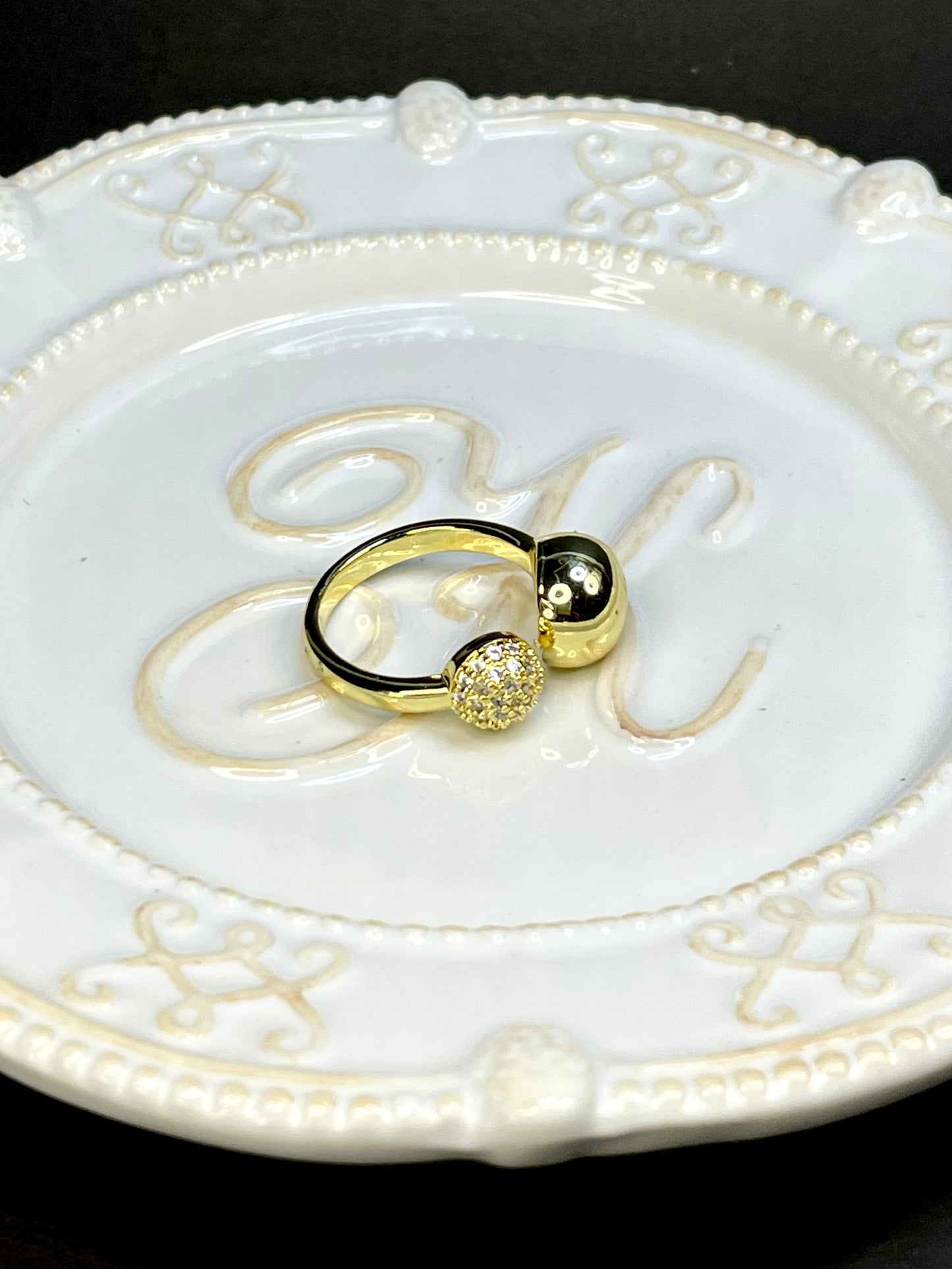 Anillo Bolitas