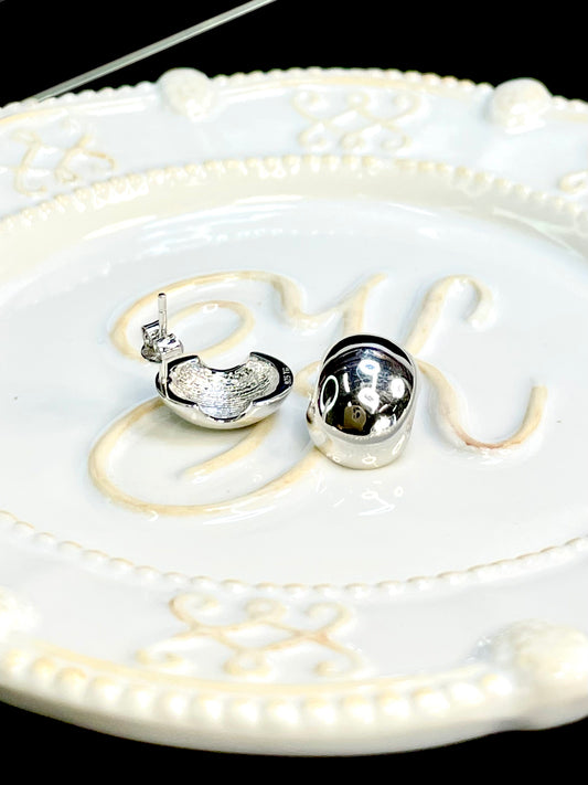Arete Stud Plateado