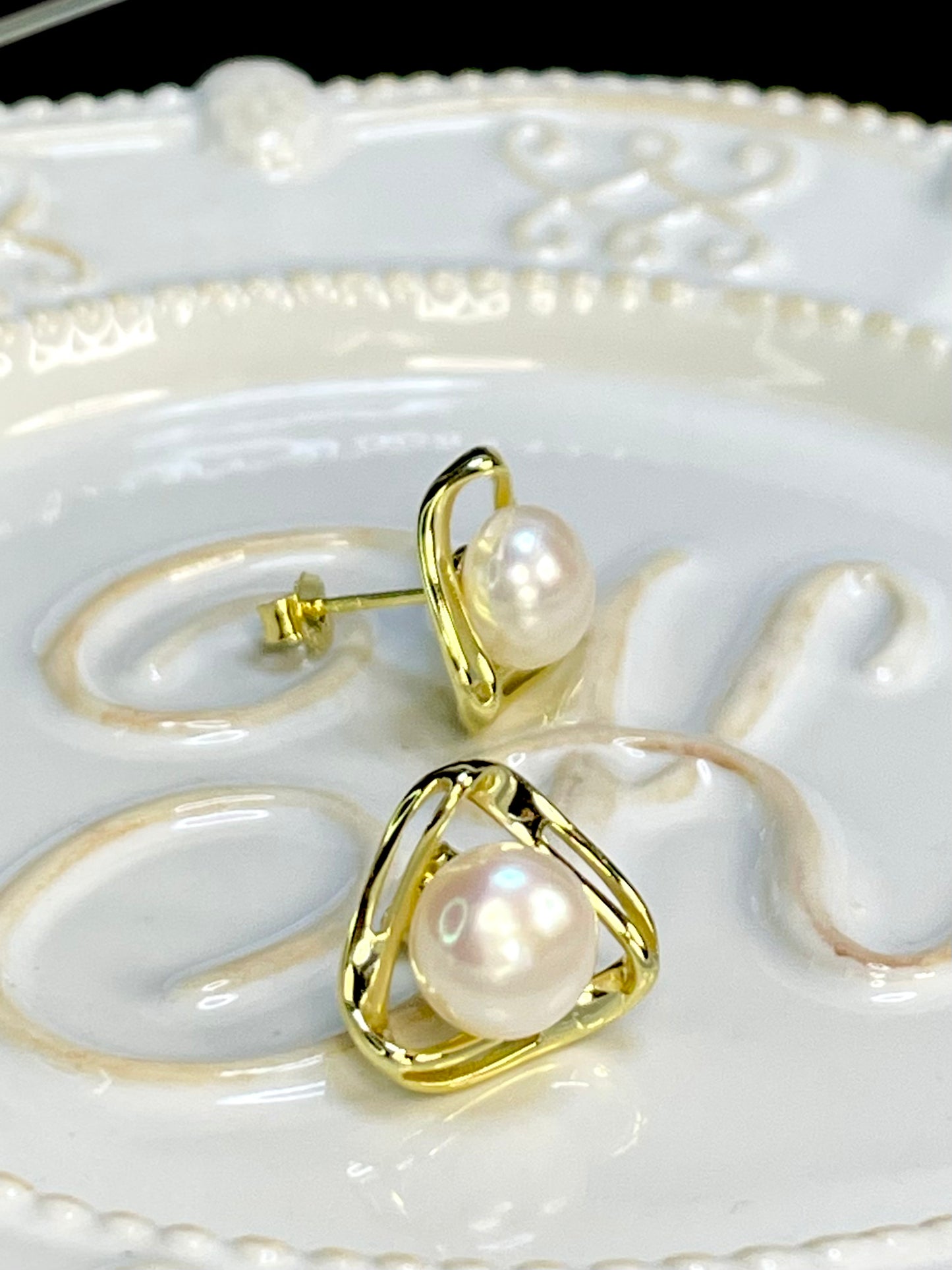Arete Stud Perla