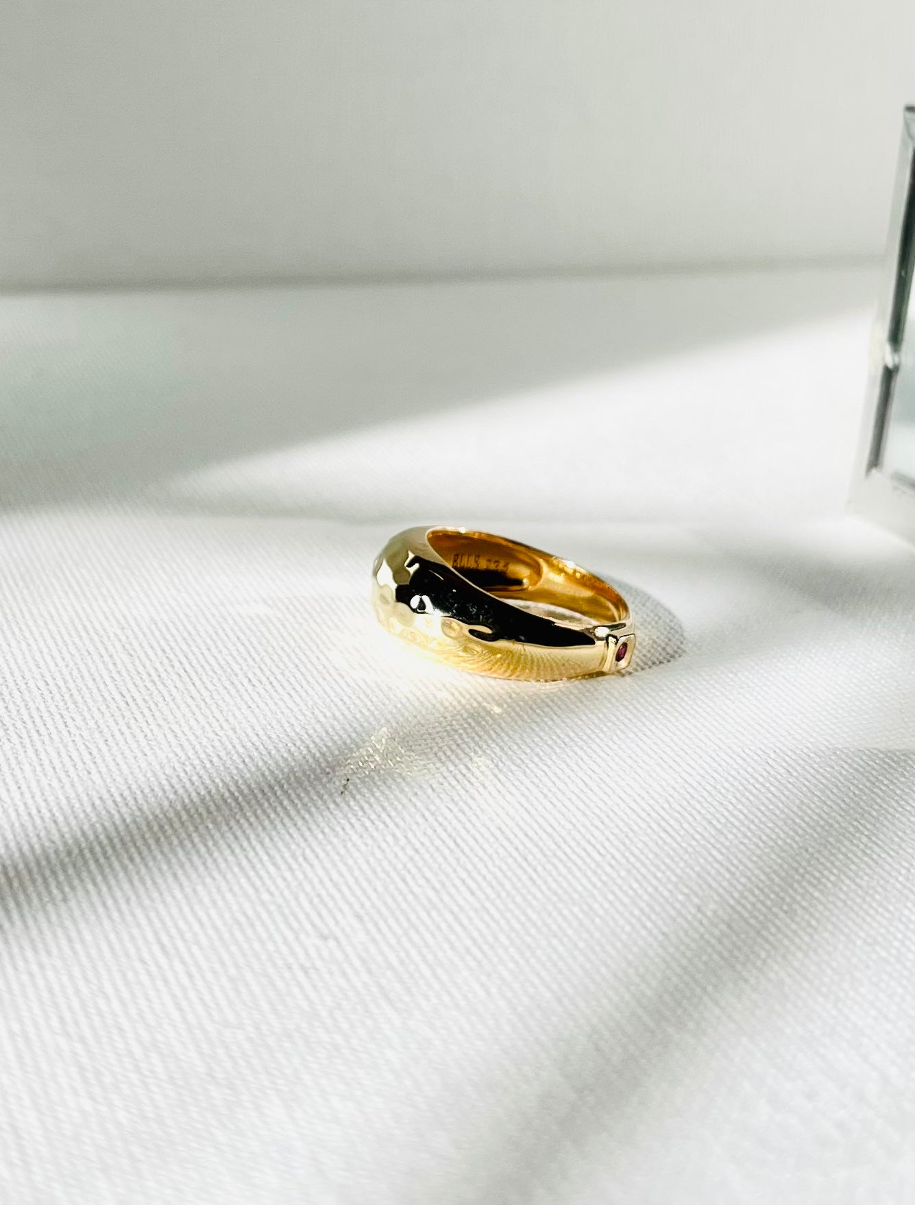 Anillo Plata Martillado