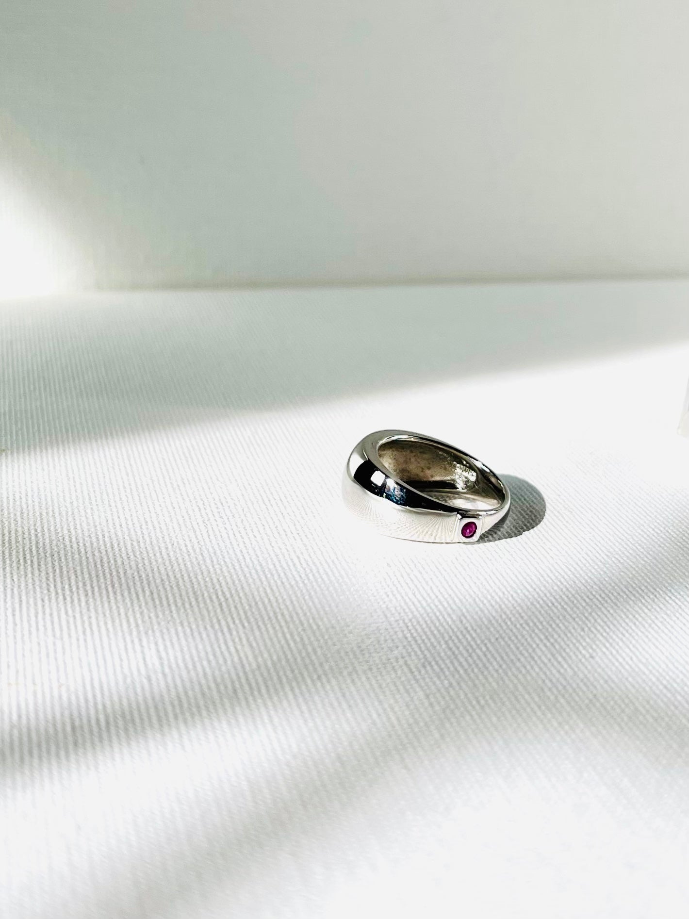 Anillo Plata Bombé