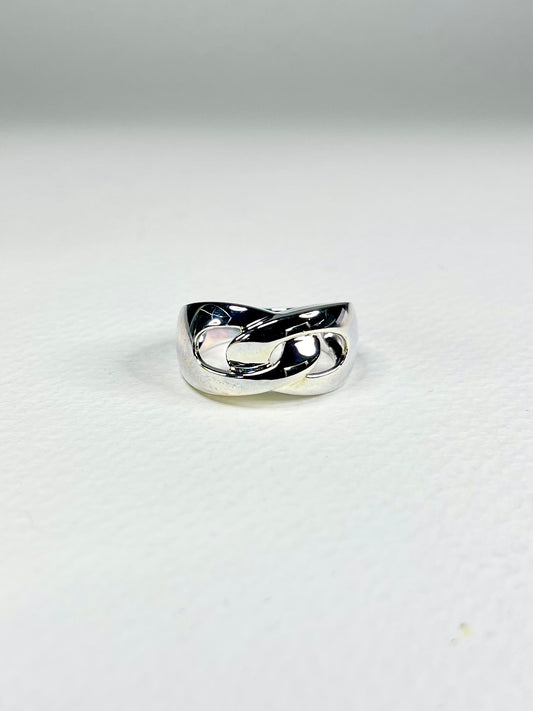 Anillo Plata Aros Grandes