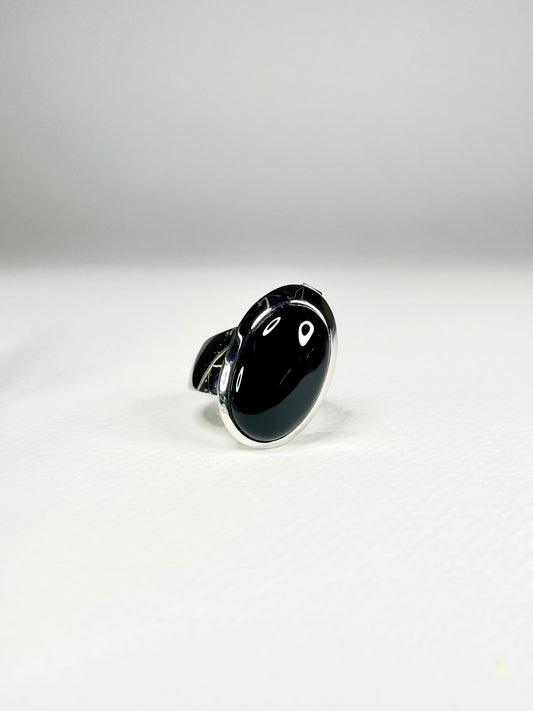 Anillo Onix Oval Bisel