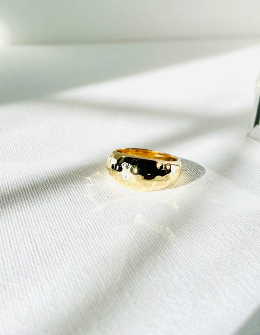 Anillo Plata Martillado