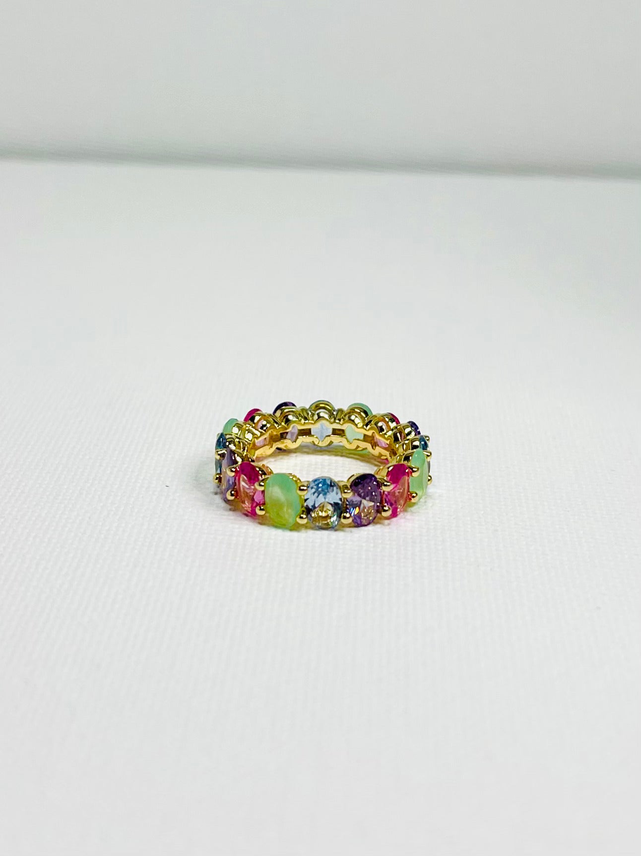 Anillo Zircones Colores