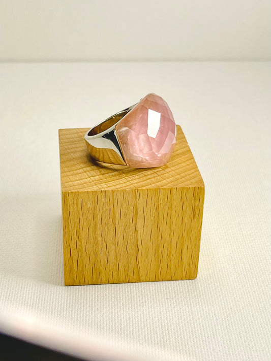 Anillo Cristal Rosado