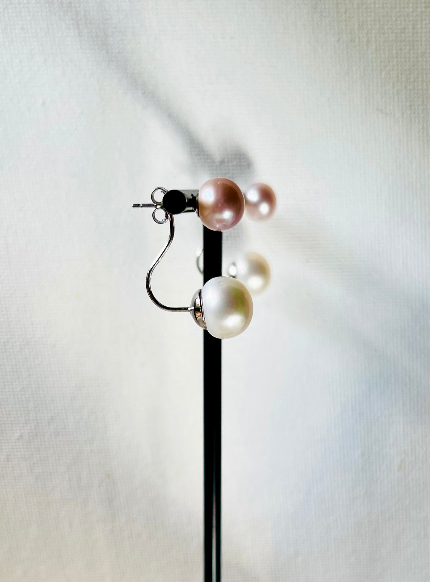 Arete Doble Perla