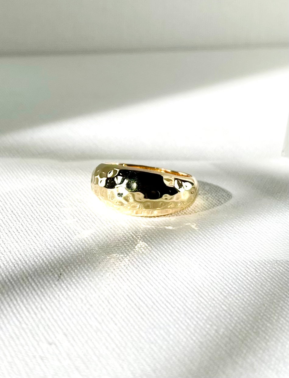 Anillo Plata Martillado