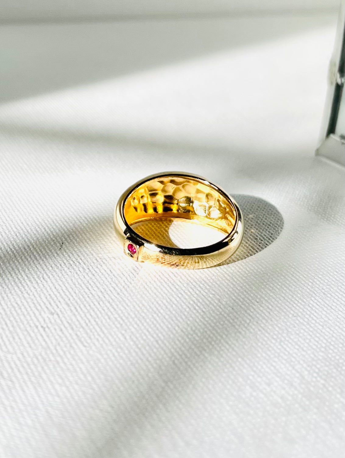 Anillo Plata Martillado