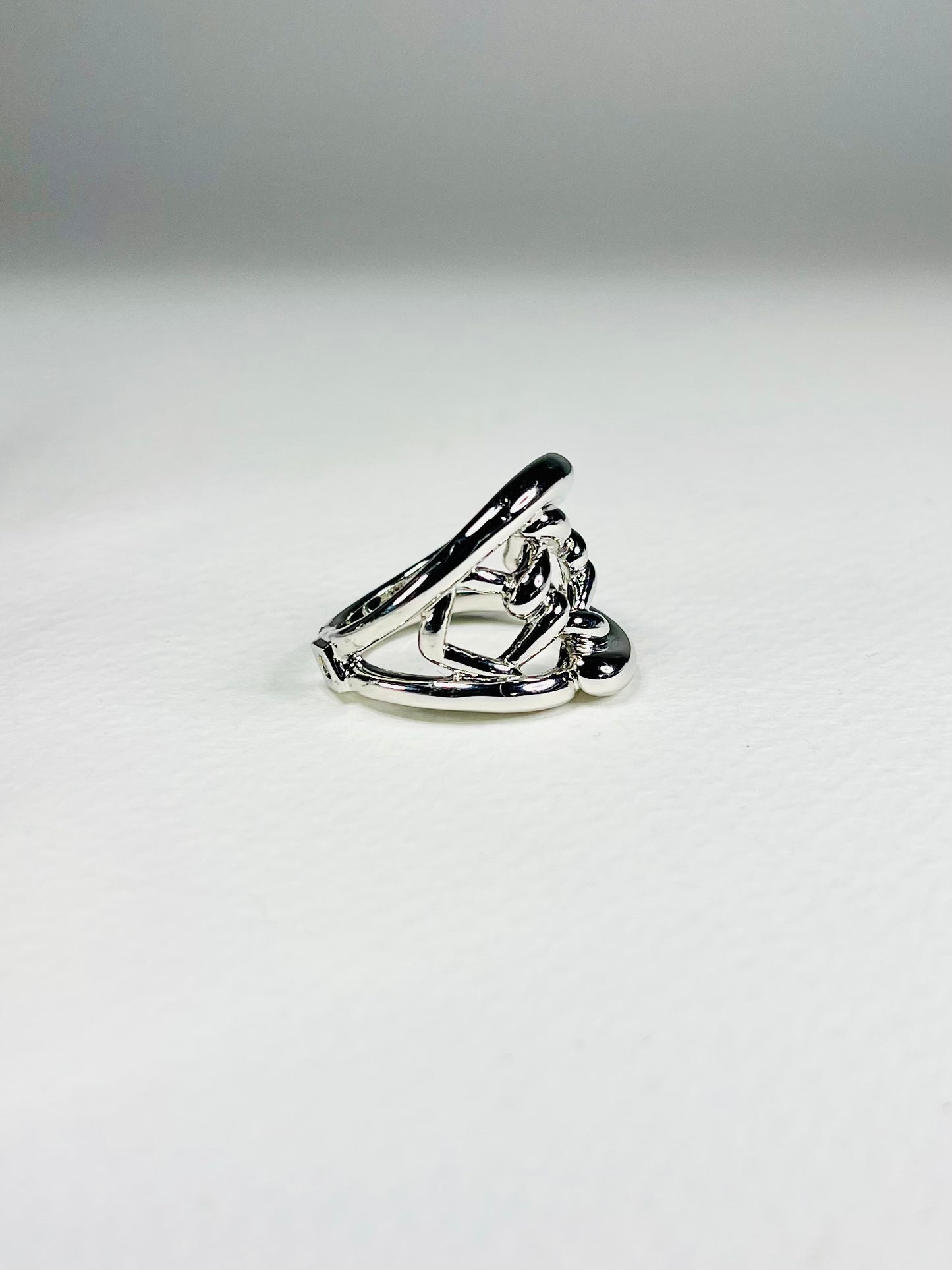 Anillo Plata Red