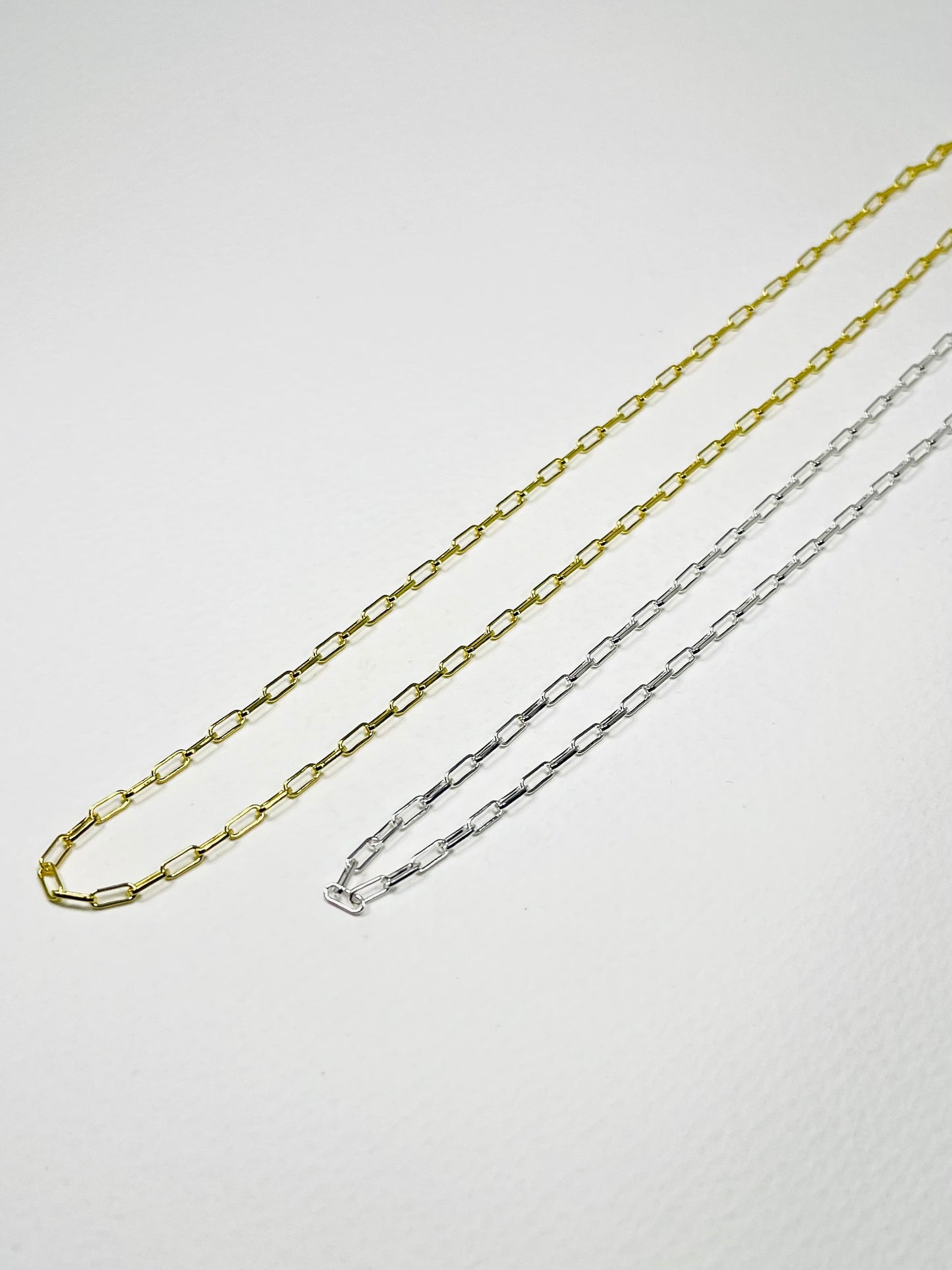 Cadena Eslabones Rectangulares Gold