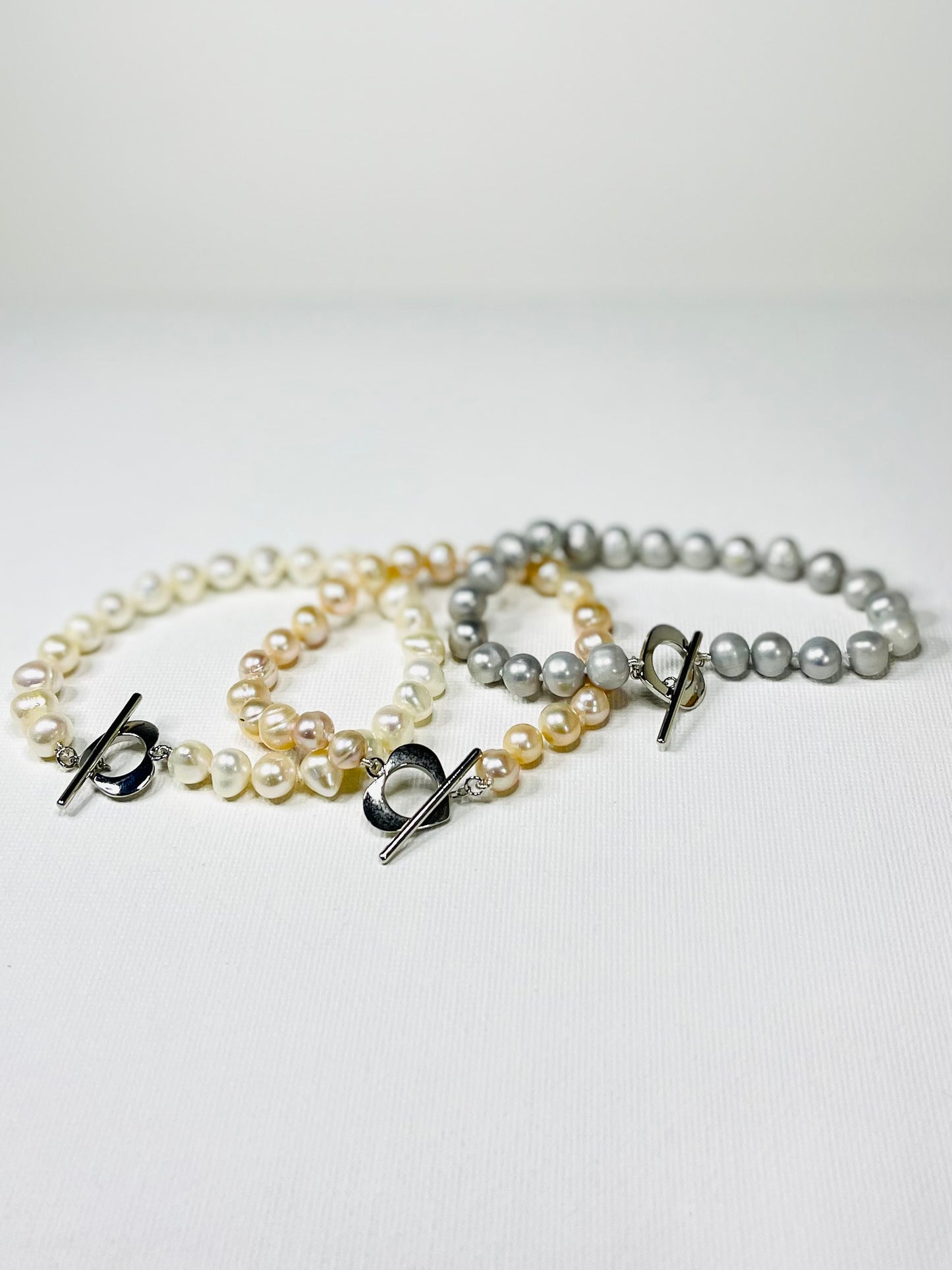 Pulso Perlas Brass