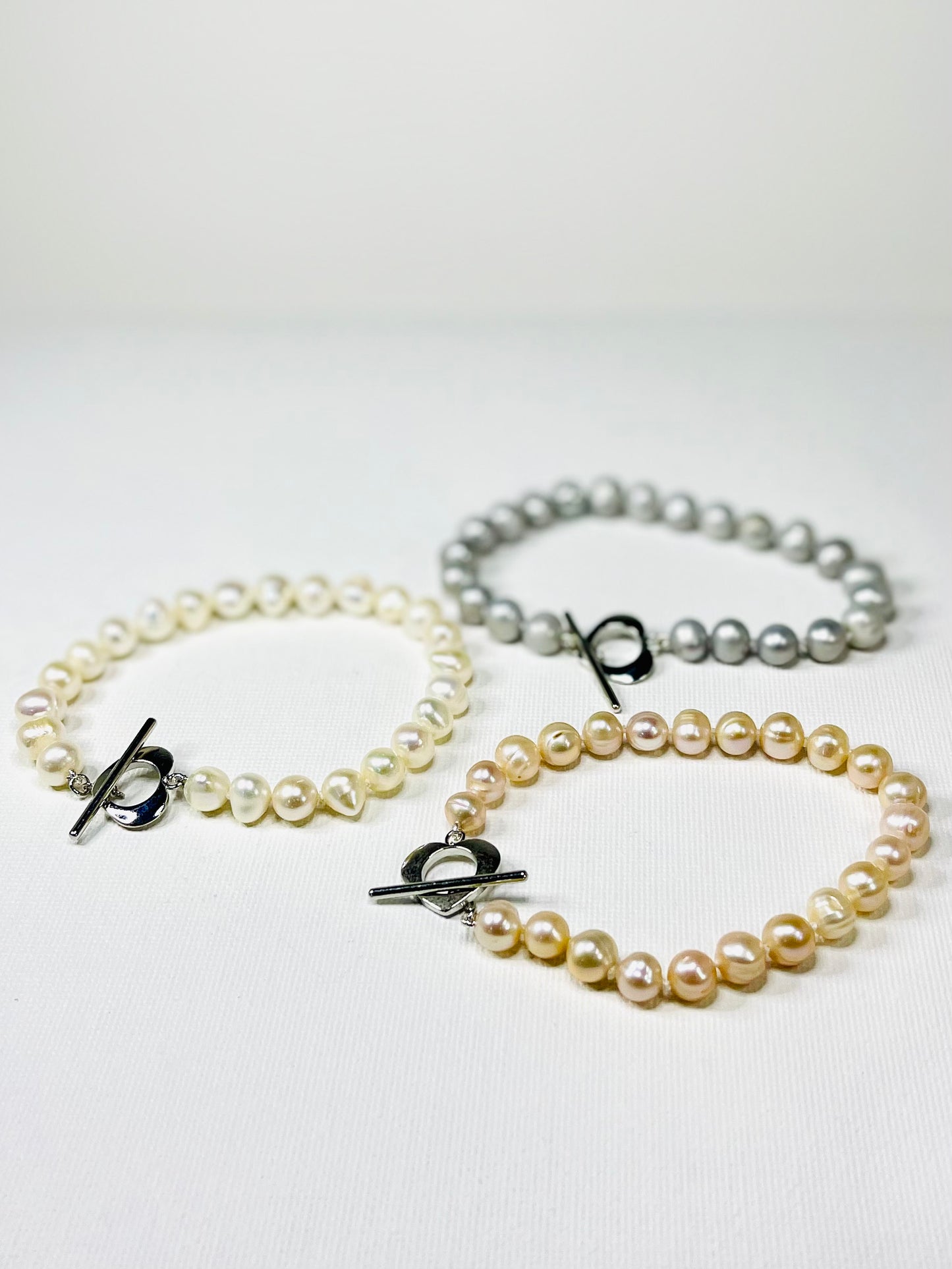 Pulso Perlas Brass