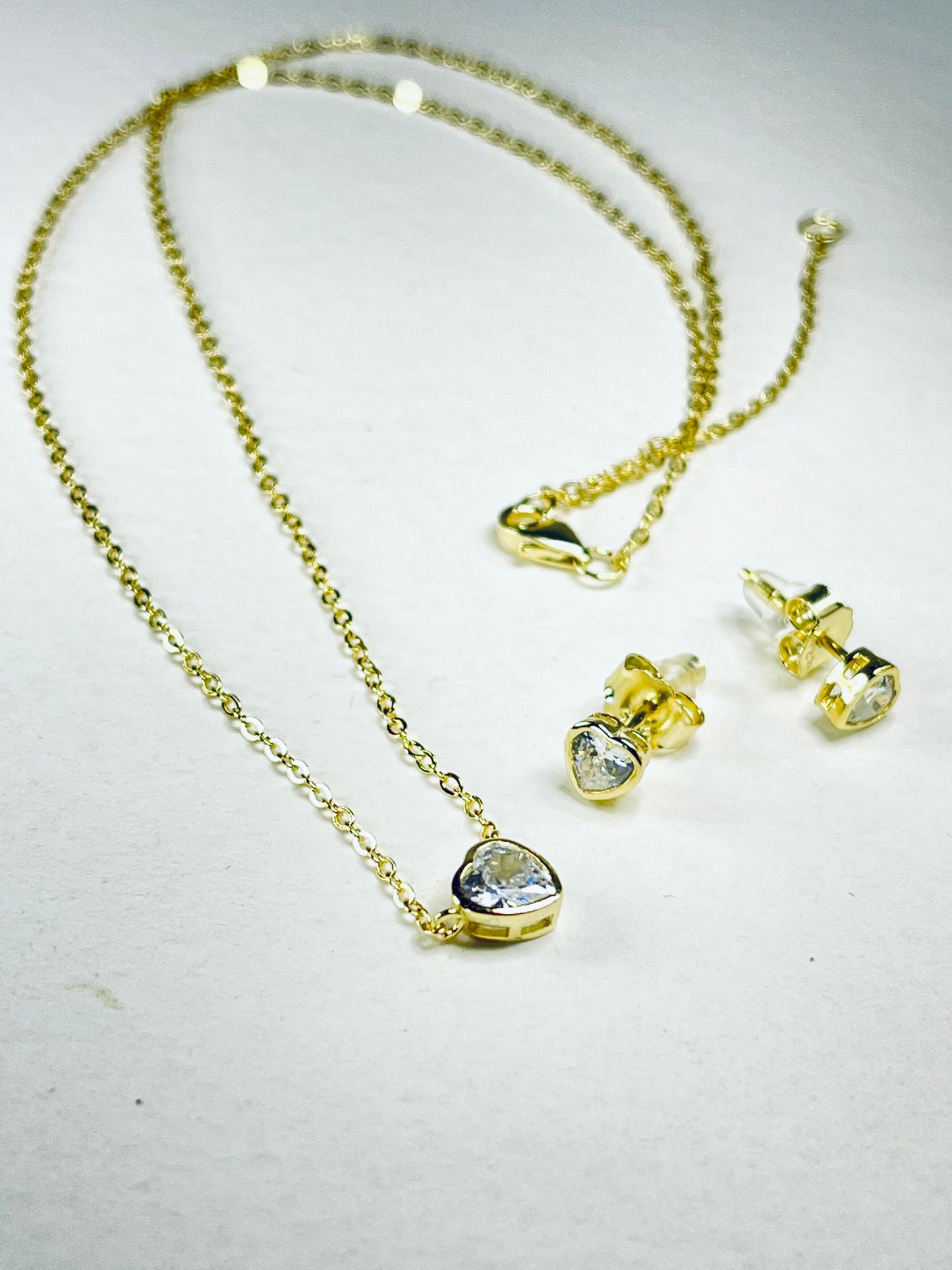 Set Zircon Corazón