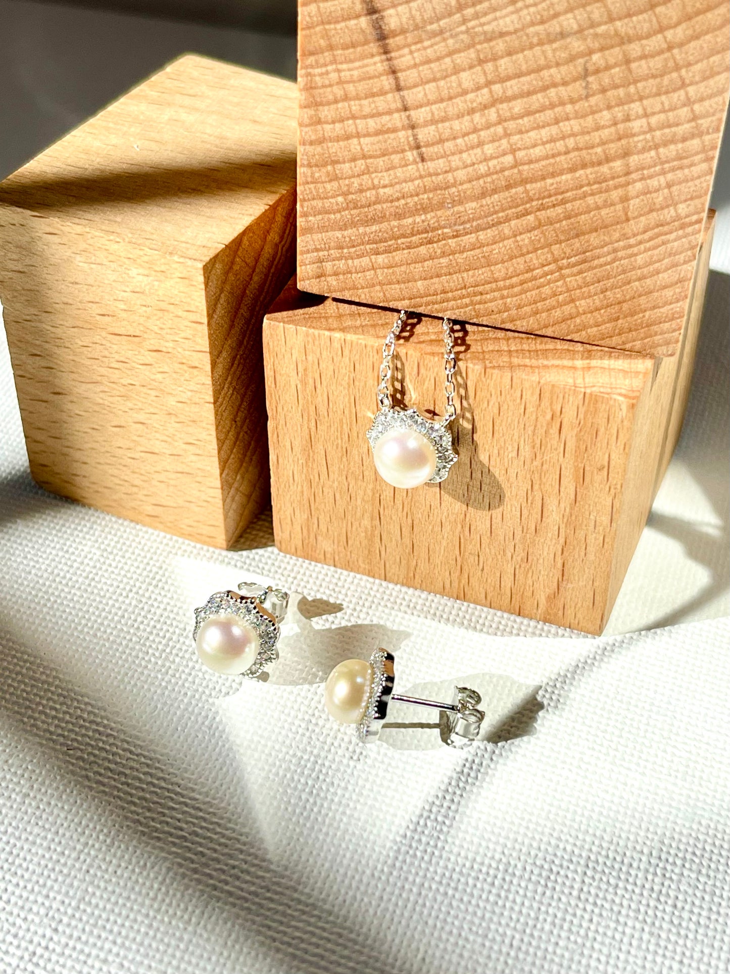 Set Perla Zircones