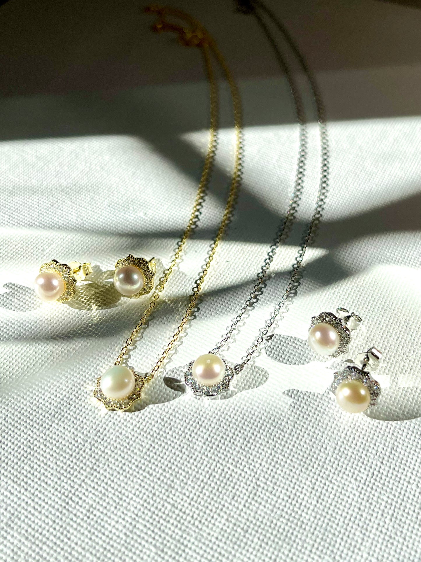 Set Perla Zircones