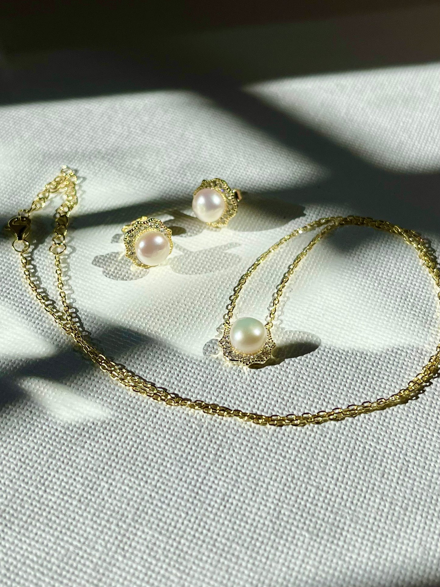 Set Perla Zircones