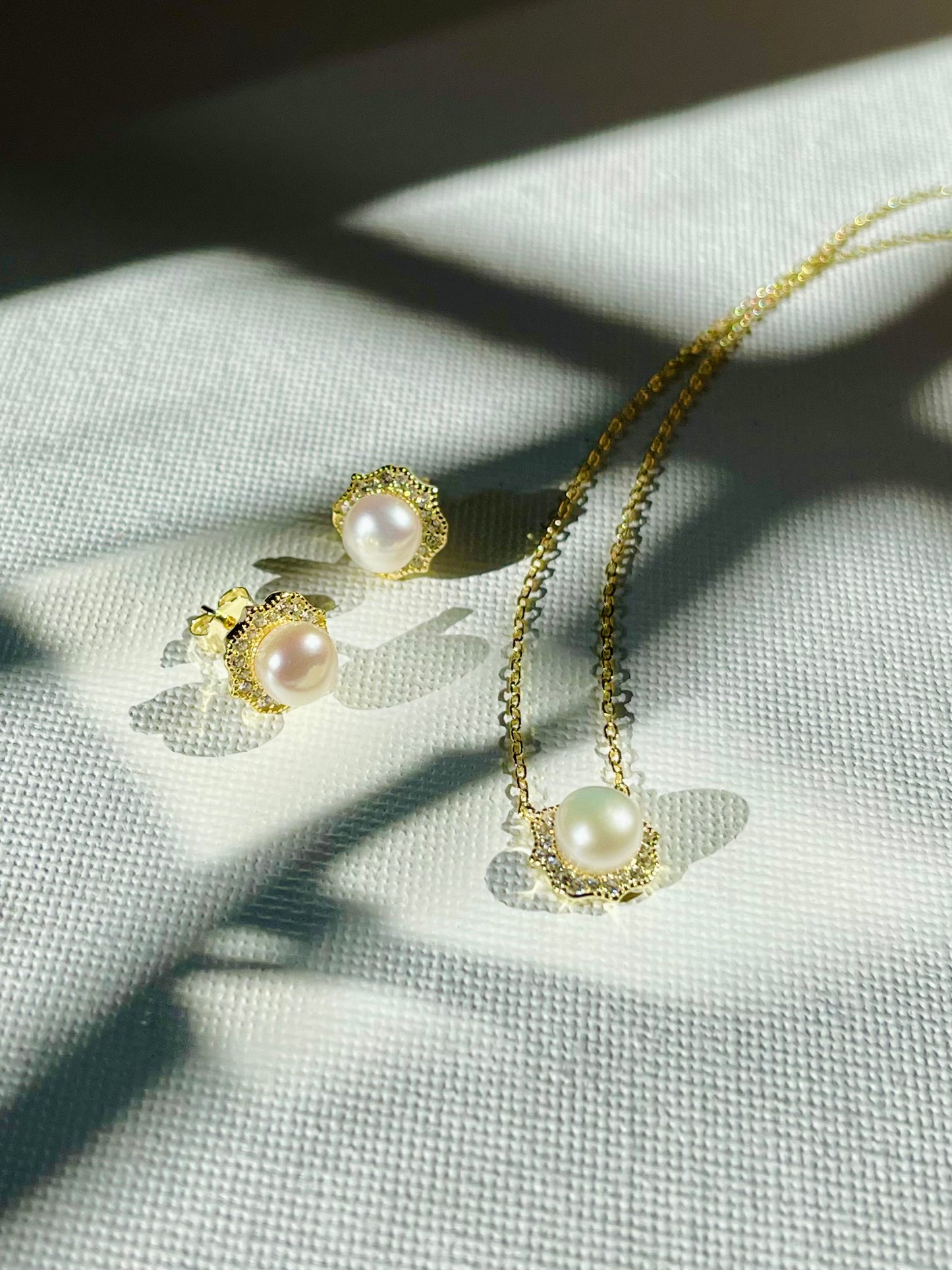 Set Perla Zircones